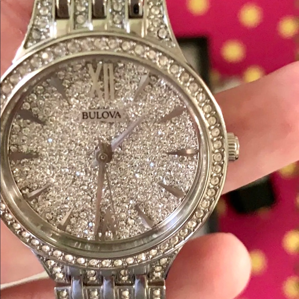 Bulova Woman’s Crystal Watch.